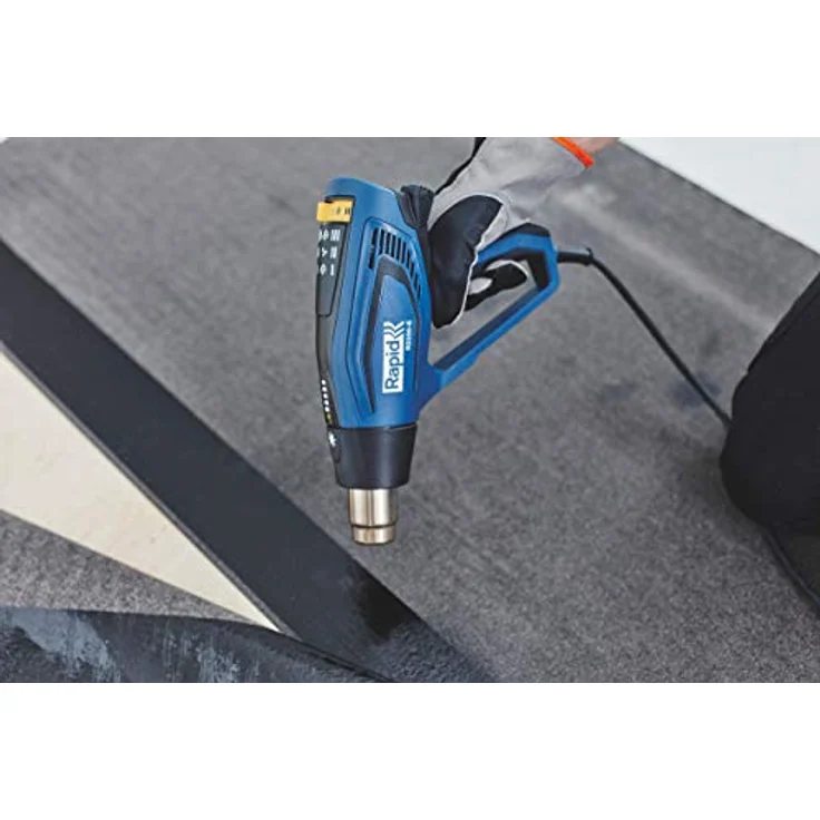 Rapid Heißluftfön R2200-E im Koffer, 2200 W Heißluftpistole, 60-650°C, 250-500 l-Min. – Bild 6