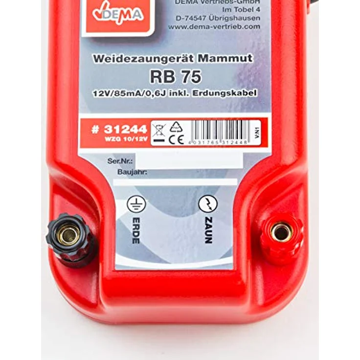 Weidezaungerät Mammut RB 75 12 Volt Elektrozaungerät Weidezaun Elektrozaun 12V – Bild 4