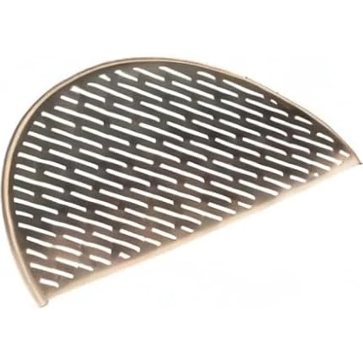 Kamado Joe Classic Joe - Half Moon Edelstahl Grillrost für Fisch & Gemüse, Silber, 50,5 x 26,5 x 3,0 cm – Bild 5