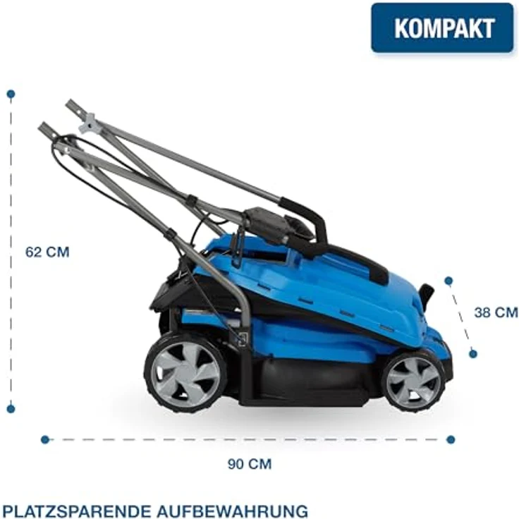 Hyundai Elektro-Rasenmäher LM3301E, 1.300 W mit 33 cm Schnittbreite und Mulchfunktion für Rasenflächen bis 400 m² – Bild 8