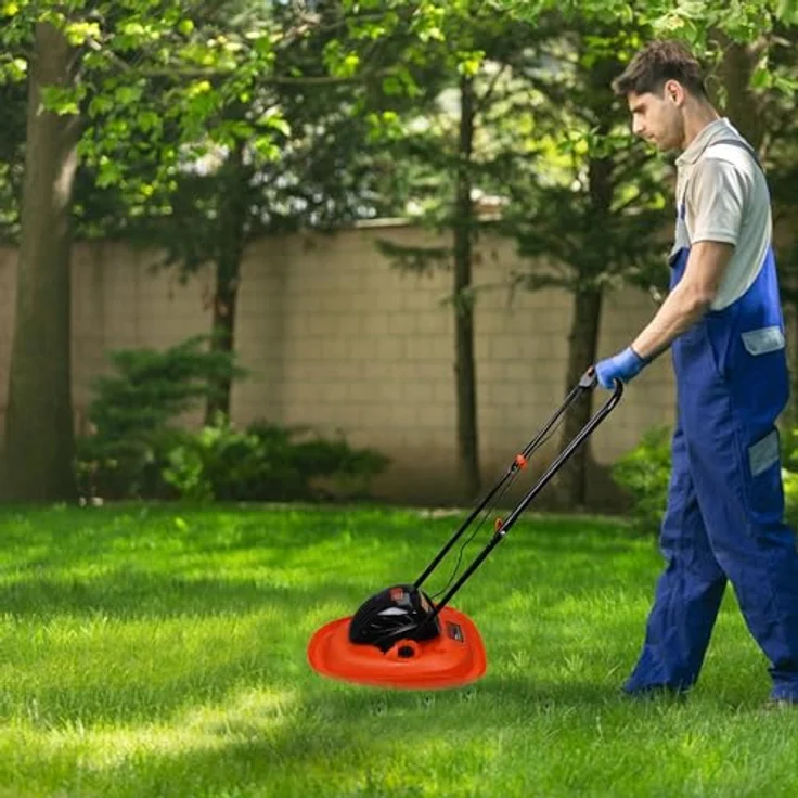 Black + Decker BEMWH551-QS Rasenmäher auf Luftkissen, 30 cm-1200 W-Garten 250 m² ? ideal für Terrain in Schrägen oder Beschädigungen (5,6 kg) – Bild 2