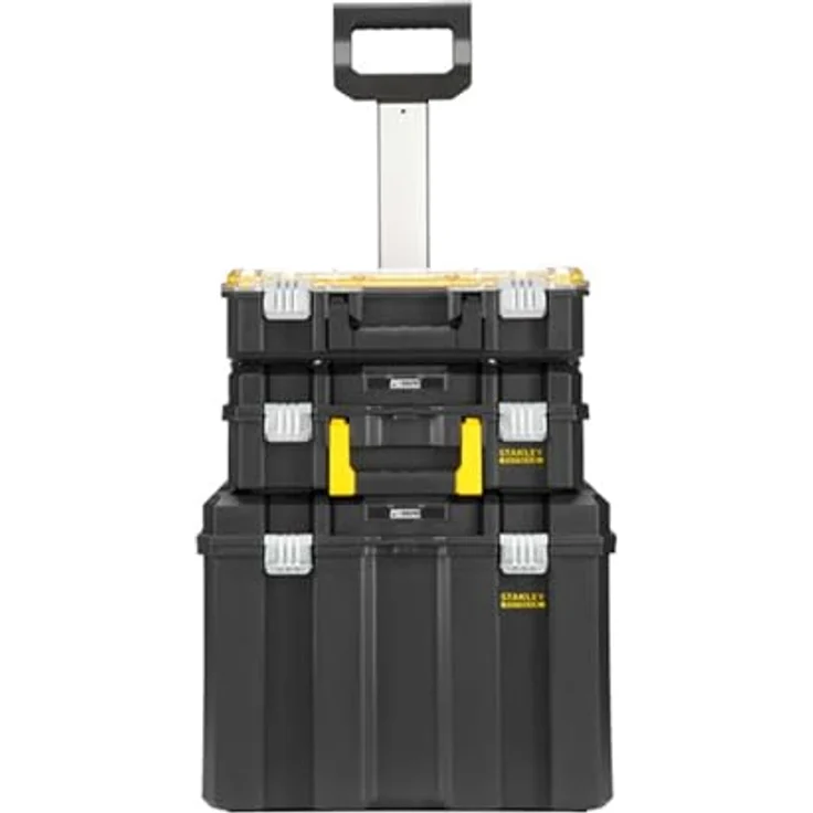 Stanley FatMax 3in1 Werkzeugtrolley FMST1-80101, Organisator, Werkzeughülle und Trolley mit 50 kg Tragfähigkeit, Aluminiumkonstruktion – Bild 2