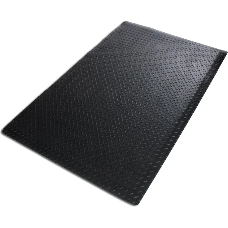 ETM Heavy-Duty Diamond Bodenschutzmatte, Anti-Ermüdungsmatte (90 x 305 cm), rutschfest und schmutzresistent, mit dämpfender PVC-Unterseite