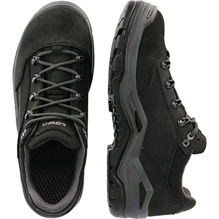 Lowa work RENEGADE Work GTX black Lo S3S CI Sicherheitsschuh, Hydrophobiertes Nubukleder/Hydrophobiertes Textilmaterial, GORE-TEX Performance, VIBRAM Sohle, EN ISO 20345:2022 S3S WR/FO/HRO/HI/CI – Bild 2