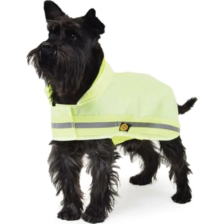 Fashion Dog reflektierender Regenmantel für Hunde - Neongelb - 30 cm