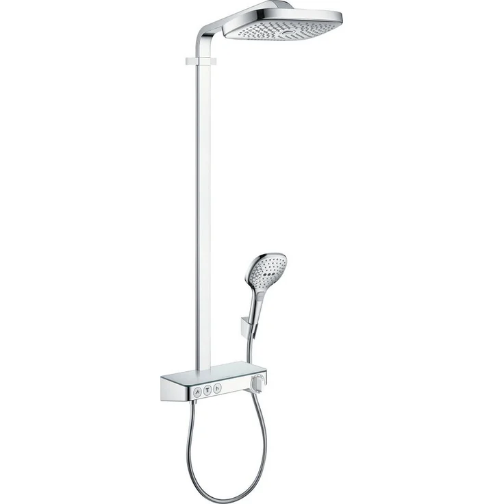 hansgrohe Raindance Select E 300 Duschsystem, 3 Strahlart(en), Komplett-Set, 300 mit ShowerTablet Select 300, elegantes Design und Thermostat – Bild 1