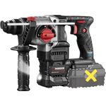 PARKSIDE PERFORMANCE® 20 V Akku-Kombihammer PKHAP 20-Li 1.9J A1, leistungsstarker Bohrhammer mit LED-Arbeitsleuchte, 4 SDS-Bohrern, ohne Akku und Ladegerät