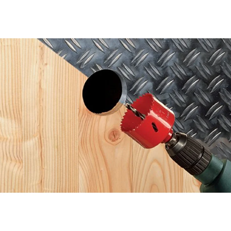 Wolfcraft 5470000 1 Lochsäge BiM ø 45 mm inklusiv Schaft und Bohrer – Bild 3