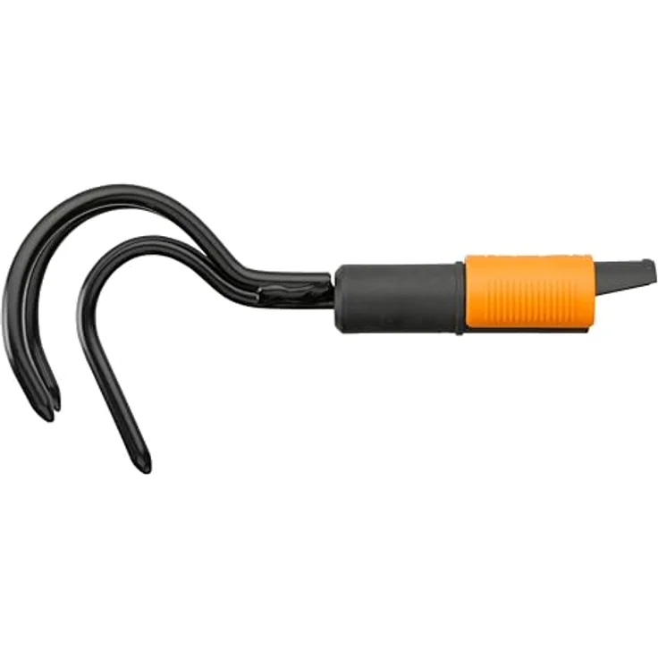 Fiskars Grubber, Gerätekopf, Länge: 33 cm, Breite: 9 cm, Karbonstahl-Zinken, Schwarz-Orange, QuikFit, 1000685 – Bild 4