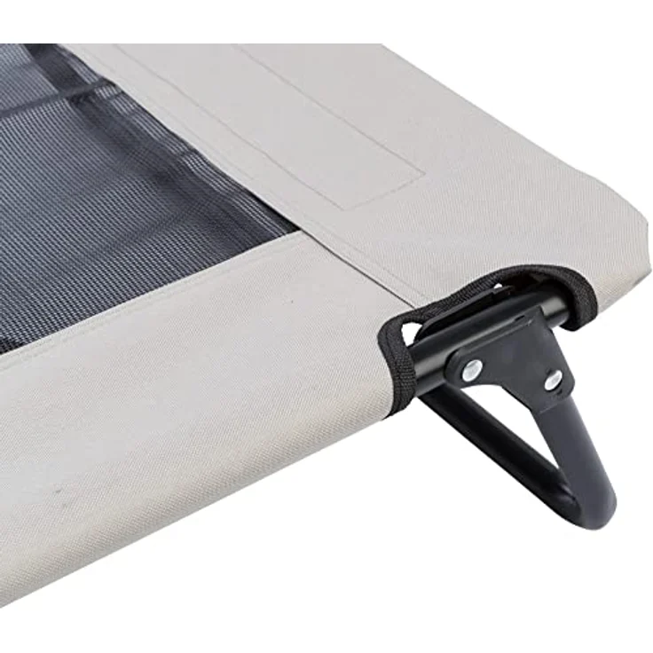 TRIXIE Hundeliege, Hundebett, Zusammenklappbar, 99 × 19 × 60 cm, Grau/Schwarz - 28212 – Bild 4