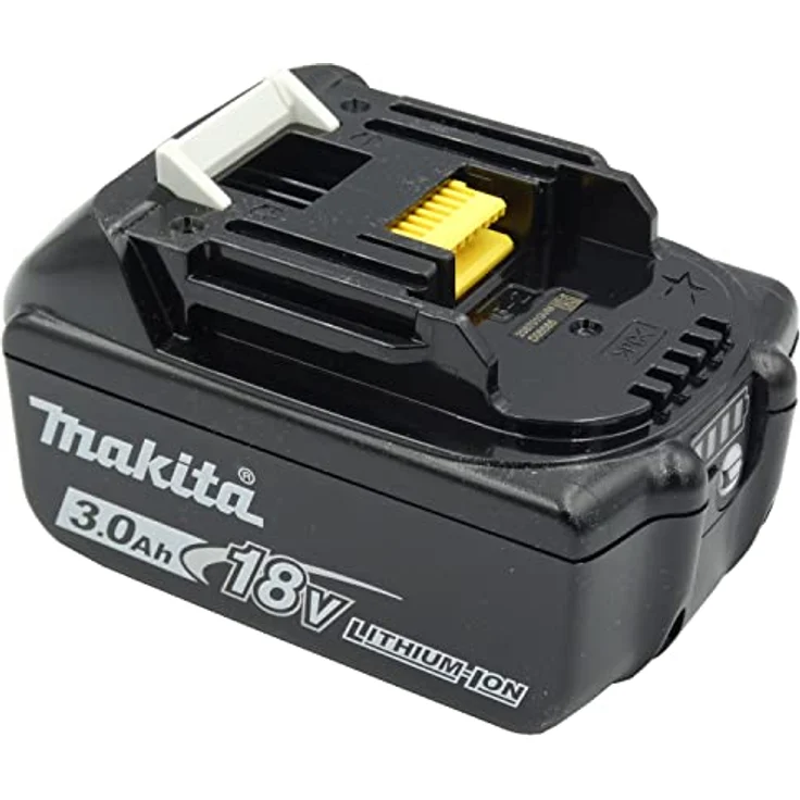 Makita Akku BL1830, 3000mAh Li-Ion Werkzeugakku mit LED, 18V, Schwarz – Bild 1