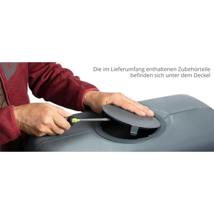 4rain Slim Wandtank 650 Liter Graphite Grey - Regentonne aus Recyclingkunststoff, UV-beständig, Made in Germany – Bild 4