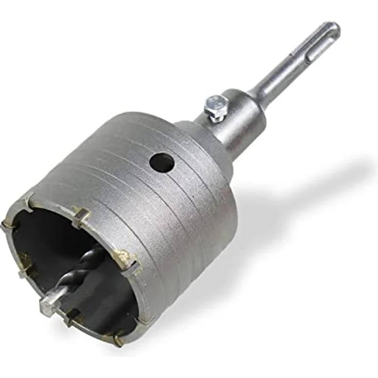 CCLIFE Bohrkrone 50/55/65/68/80/82/100 mm steckdosenbohrer beton mit SDS plus Adapter Bohrkrone Steckdose für Mauerwerk und Beton – Bild 1