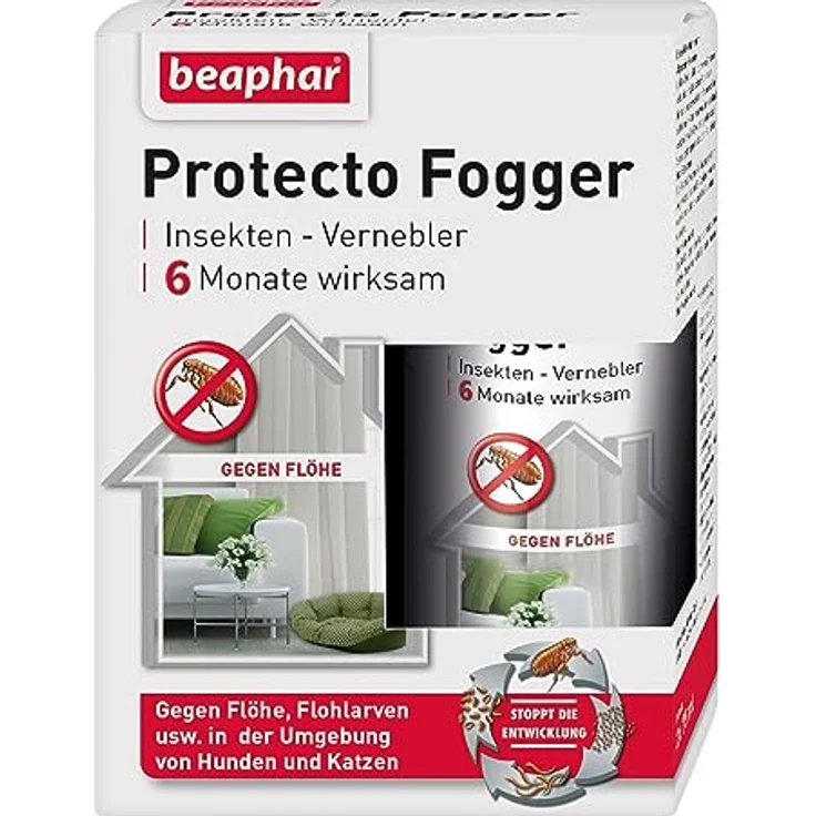 beaphar Protecto FOGGER Vernebler 2 x 75 ml – Bild 1