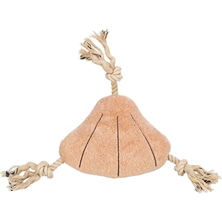 TRIXIE BE Nordic Hundespielzeug, Kuscheltier, geräuschlose Muschel Stine aus Plüsch/Tau - 36047 – Bild 1