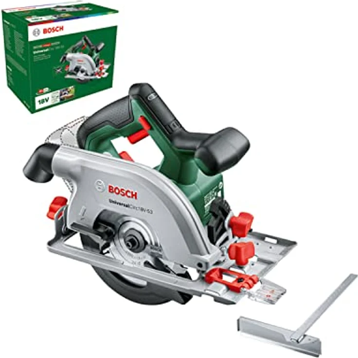 Bosch Akku-Kreissäge UniversalCirc 18V-53 (Präzises Sägen in Holz; max. Schnitttiefe 53 mm; 18 Volt System; ohne Akku) – Bild 1