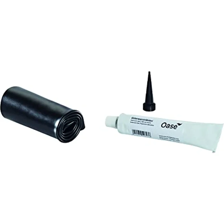 OASE PVC-Teichfolien-Reparaturset, Komplettset mit Hochleistungs-Unterwasserkleber und PVC-Folienstück 20 x 40 cm – Bild 2