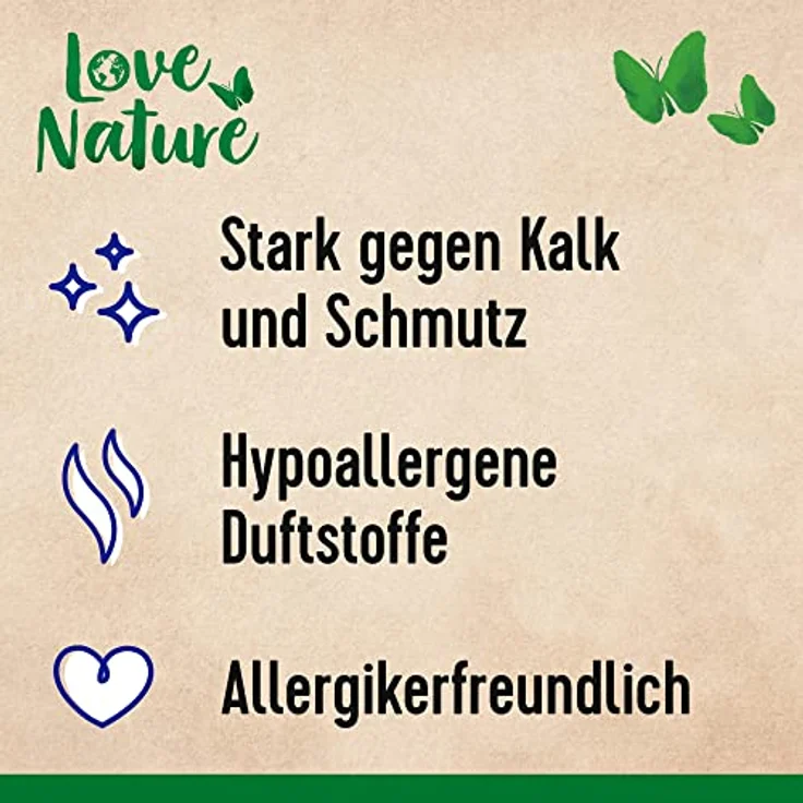 Love Nature Moonflower Badreiniger, 98,5% natürliche Inhaltsstoffe mit EU Ecolabel, tierversuchsfrei – Bild 3