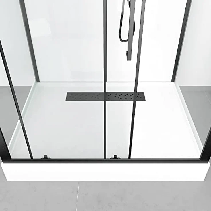 MARWELL Komplettdusche Fertigdusche White Rectangle 90 x 115 x 215 cm – mit Fronteinstieg - Duschkabine mit hochwertigen Aluminiumprofilen - Einstiegshöhe 15 cm – Bild 2