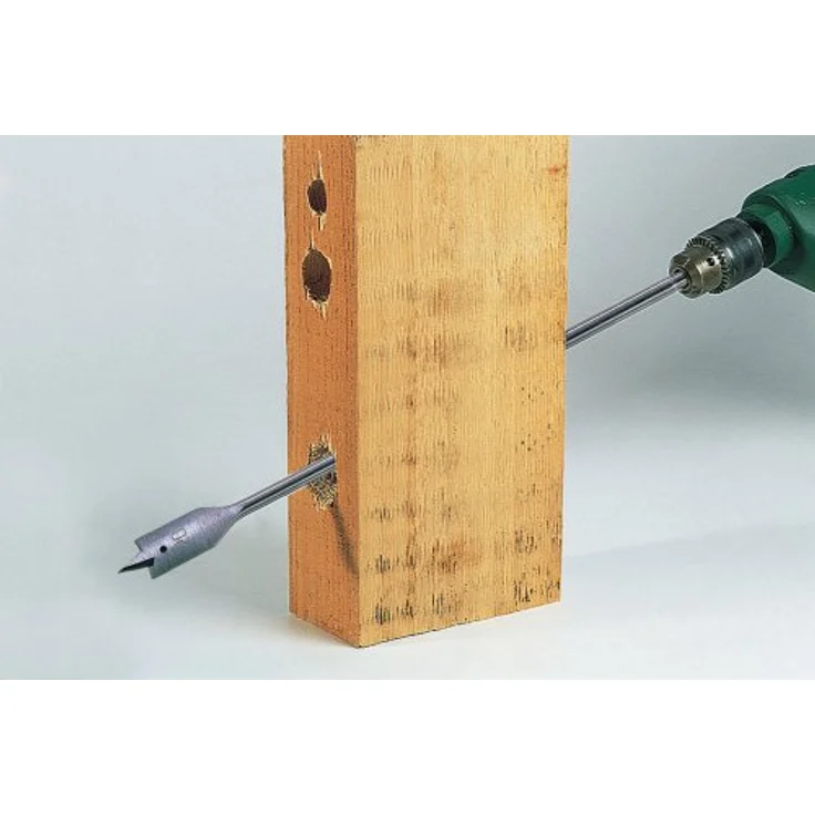 Wolfcraft 7629000 Flachfräsbohrerverlängerung, Gesamtlänge 270 mm, 1/4' (6.3 mm) mit 6-kant Aufnahme – Bild 2