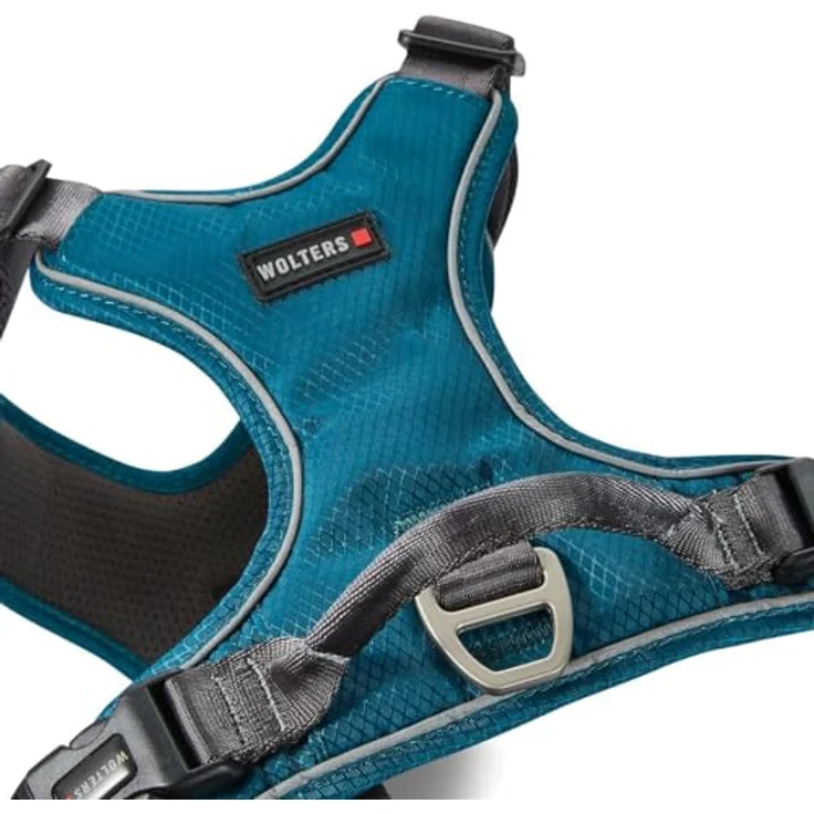 Wolters Hunde-Leuchtgeschirr Active Pro Comfort, atmungsaktives Geschirr mit Kehlkopffreiheit und reflektierenden Nähten, Größe 1-7 – Bild 2