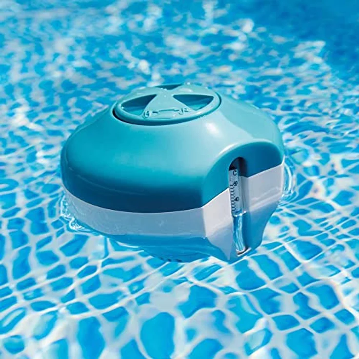 Intex  Spender chemische Pool und Spa mit Thermometer Dispensador con termómetro 14,5 cm bunt – Bild 2