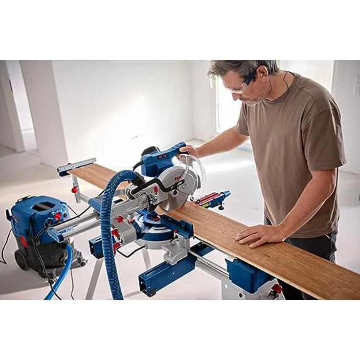 BOSCH Kapp- und Gehrungssäge GCM 305-216 D, Mobile Säge mit 1200 W Leistung, im Karton – Bild 5
