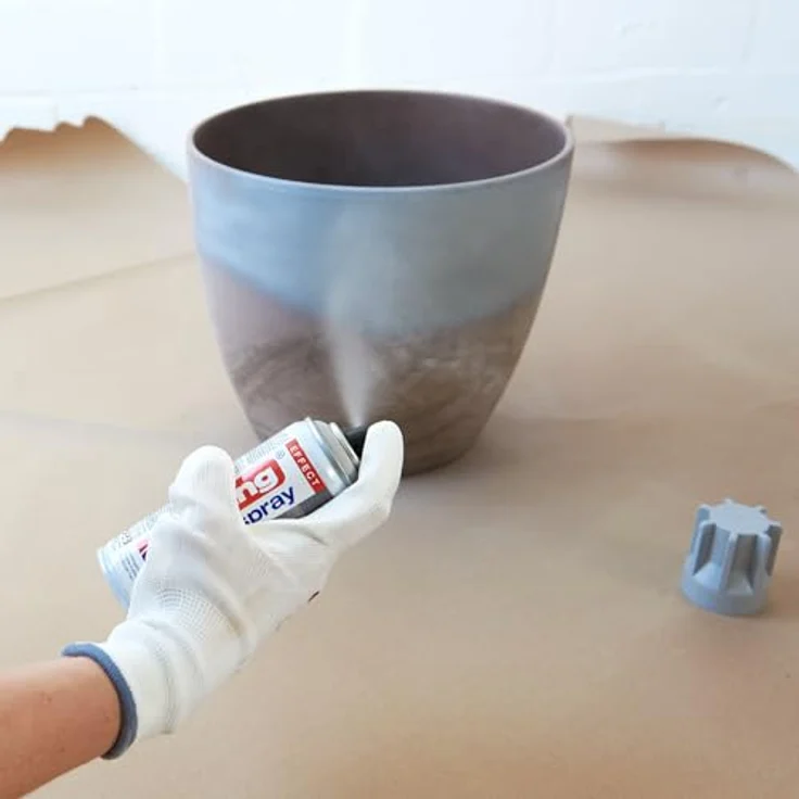 edding Sprühfarbe 5200 Permanentspray Betoneffekt, Seidenmatt, 200ml, witterungsbeständig und kratzfest – Bild 8