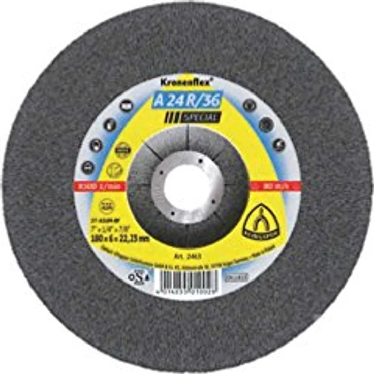 Klingspor 2830 A 24 R 36, Schruppscheibe Spezial, 125x6x22,23 mm, Verpackungseinheit 10, GEK – Bild 4
