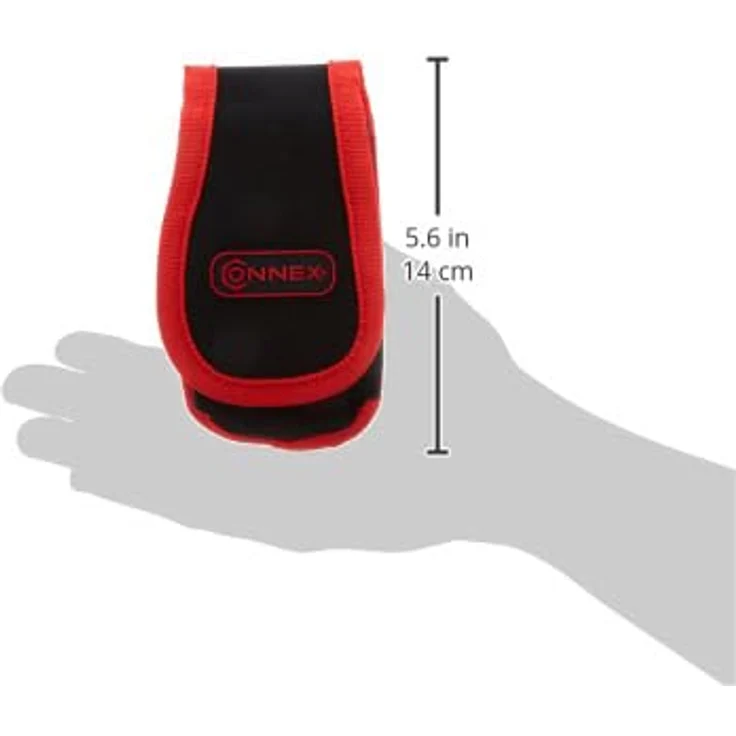 Connex Handytasche - Mit Klettverschluss - Ideal für Baustelle & Outdoor - Mit Gürtelschlaufe - Aus Polyester - Pflegeleicht-Smartphone-Tasche-Handyhülle-Baustellenhülle - COX952114 – Bild 2