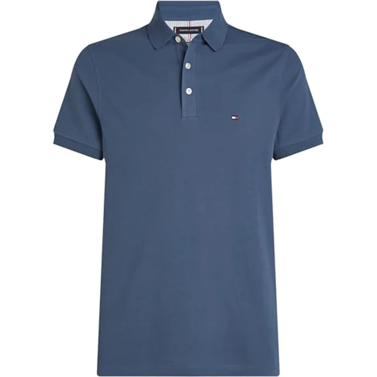 Tommy Hilfiger Poloshirt 1985 SLIM POLO aus leicht strukturiertem Piqué-Material, atmungsaktiv – Bild 7