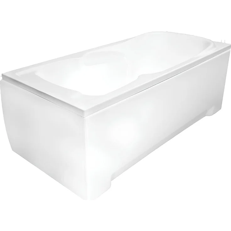 JVmoebel Badewanne Acryl Duschwanne mit eleganter Ablaufgarnitur, Made in Europa