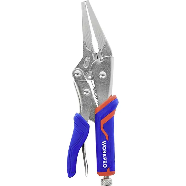 WorkPro Wasserpumpenzange WorkPro WP231076 Gripzange 230 mm, Rutschfester Griff, aus Chrom-Vanadium-Schmiedestahl