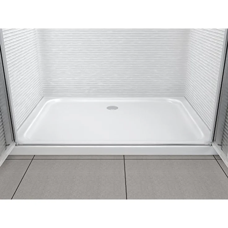 Glaszentrum Hagen Dusch-Pendeltür - 120x195cm Nischentür Pendeltür - 6mm - ESG Glas - in Klar – Bild 7