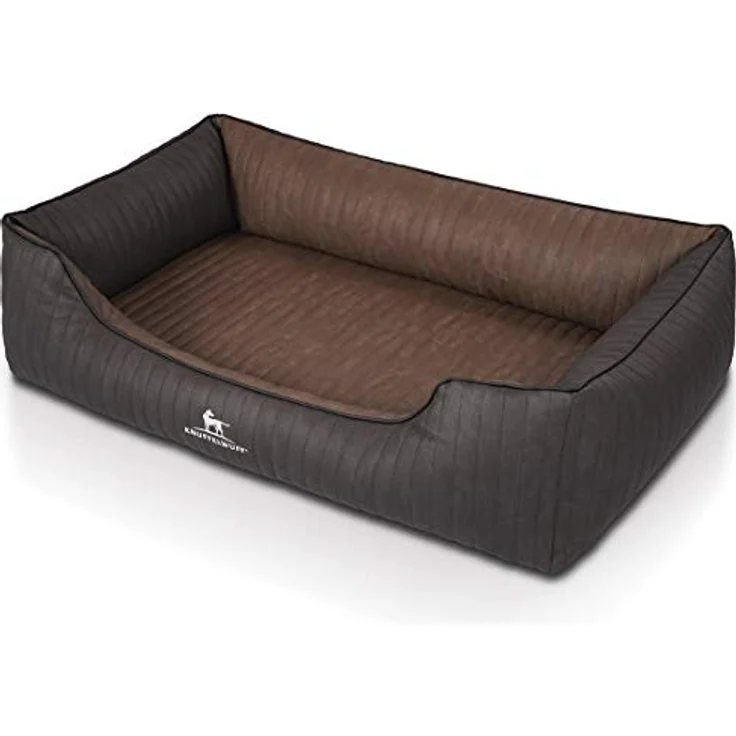Knuffelwuff Orthopädisches Hundebett Outback XXL 120 x 85cm Schwarz/Braun - Formstabil, Gelenkentlastend, Leicht zu Reinigen - für große, mittelgroße und kleine Hunde – Bild 5