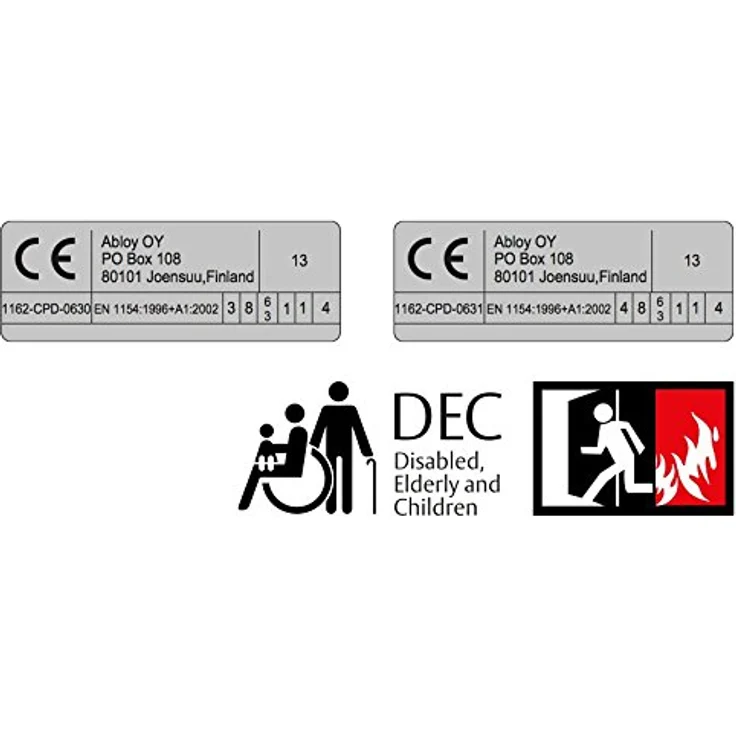 Tesa Assa Abloy DC700-D9005 DC700 Türschließer mit Gleitschiene für Türen, Schwarz – Bild 4