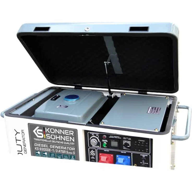 Könner & Söhnen Diesel-Generator KS 9300DE-1/3 ATSR EUROV, Notstromquelle für Privathaushalte und Kleinunternehmen – Bild 5