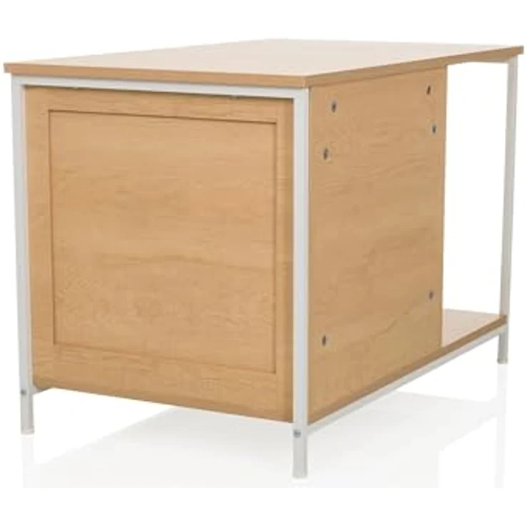 hjh LIVING Kittyhome 1, Offenes Katzenklo im Boho-Stil mit integrierter Kratzfläche und Ablage, MDF-Material – Bild 8