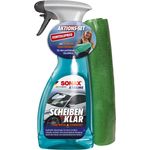 SONAX 02388410  AktionsSet XTREME ScheibenKlar + 2 MicrofaserTücher 500 ml
