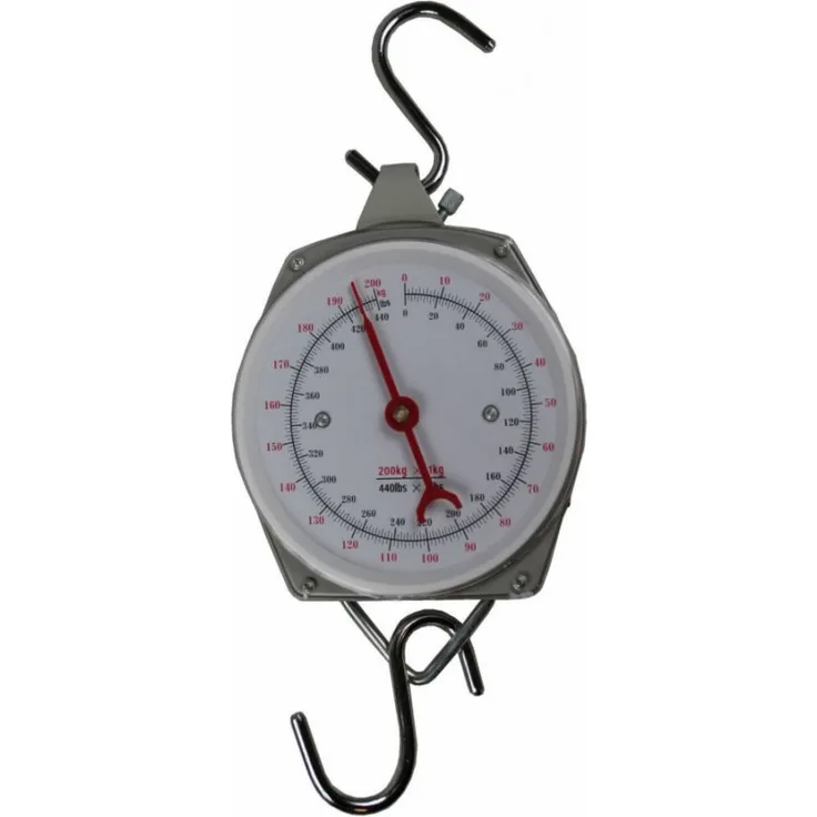 Benson 008621 Zeigerschnellwaage Federwaage Hängewaage bis 200kg