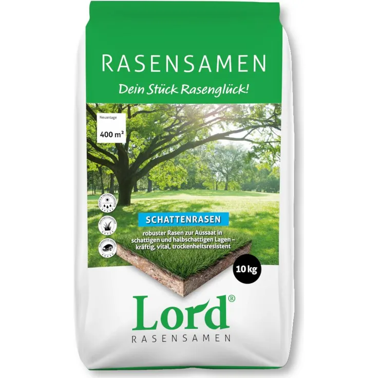 Lord® Rasensamen Schattenrasen , 10 kg