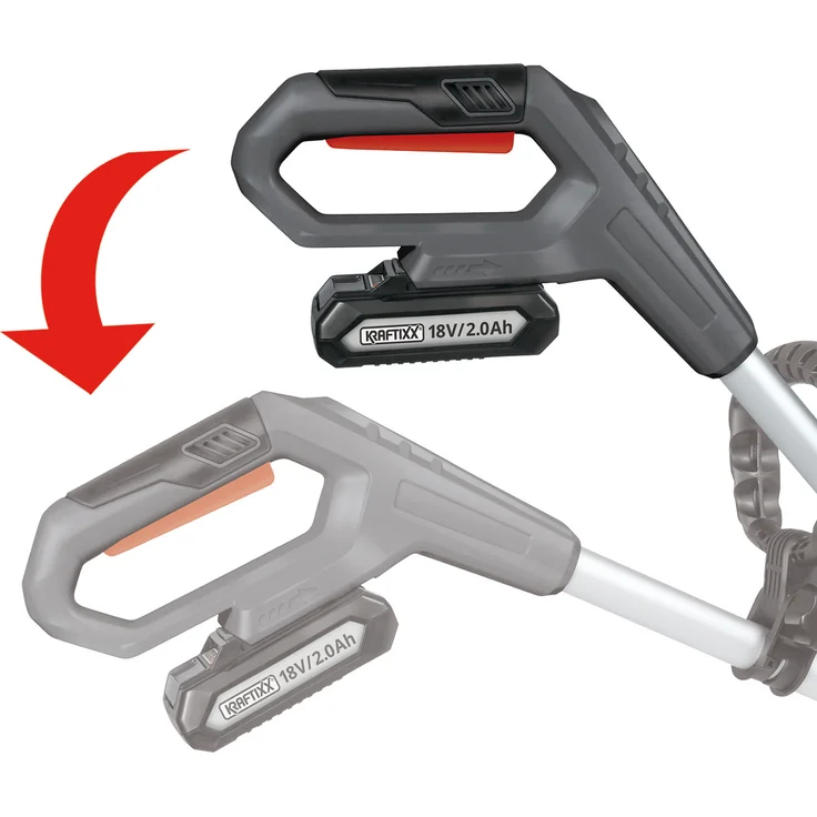 KRAFTIXX Akku-Rasentrimmer KX-ART 1826 Li Kit, Schnittbreite 26 cm, 20 Messer - Preisvergleich – Bild 6