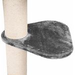 Happypet® 55x55 cm Universal XL Liegeplatz für Kratzbaum | stabile Liegefläche | mit weichem Plüsch bezogen | Zubehör für Katzen | Kratzbaum Ersatzteil | hohe Tragegewicht bis zu 15 kg