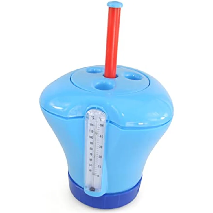Höfer Chemie GmbH blau Pool Dosierschwimmer inkl. Thermometer und Nachfüllanzeige – Bild 2