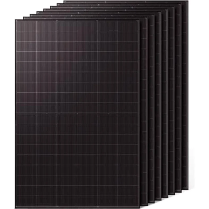 Kleines Kraftwerk SunPro 500Wp Solarmodul TOPCon – bifazial, Glas-Glas, Full Black für Balkonkraftwerk & Inselanlage – Bild 1