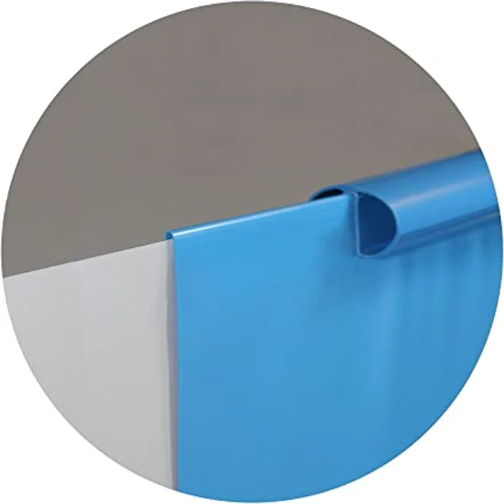 CF Poolfolie Ersatzfolie Ovalformbecken 730x360x120cm, 0,6mm Dicke, overlap, blau – Bild 2