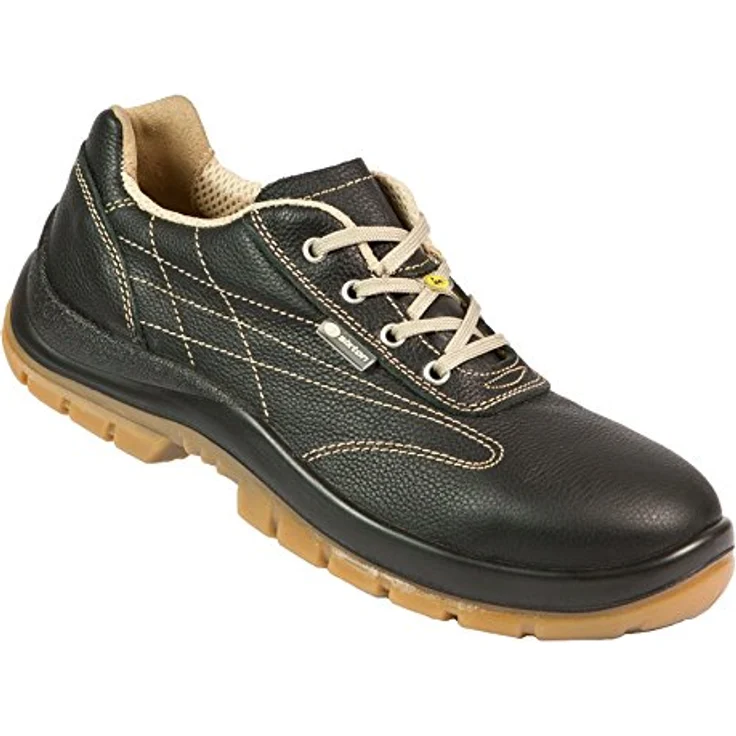 Sixton Sicherheitsschuh, Composite-Zwischensohle, schwarz mit beige – Bild 2