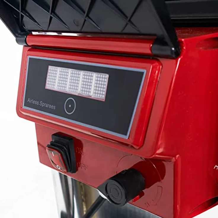 BAUTEC Farbsprühgerät Airless 384, Kolbenpumpe bis 6,3 l/min, Kombi-Set mit Flächenspachtel-Set – Bild 6