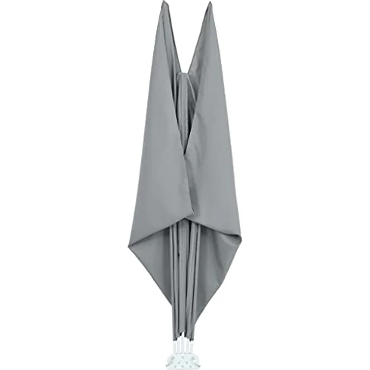 vidaXL Faltbarer Terrassen-Seitenfächer, Grau, 400×200 cm, wasser- und schmutzabweisend, UV-beständig, zusammenklappbar – Bild 7
