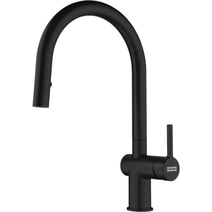 FRANKE Active J Küchenarmatur, umstellbarer Wasserstrahl mit Ausziehbrause und 180° Schwenkbereich